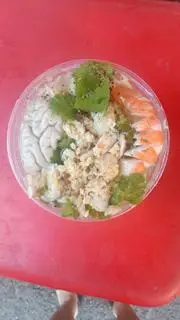 Hình ảnh Súp Cua Tôm óc heo nữa bộ óc + 1 chai  Sâm Lạnh ,thịt cua tươi màu trắng ,nấm Linh Chi bắp 