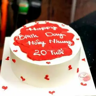 Hình ảnh Bánh vẽ trái tim mẫu 40