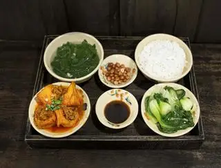 Hình ảnh Set Cơm Đậu Nhồi Thịt