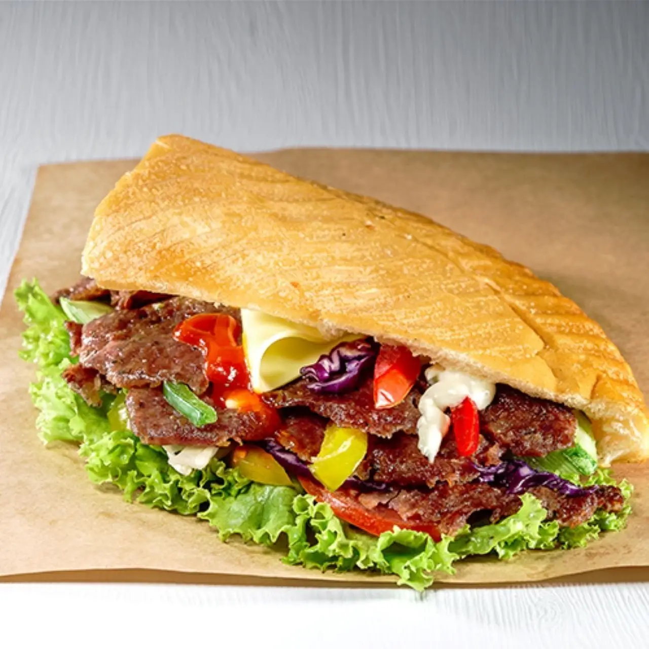 Hình ảnh Kebab thịt bò đặc biệt - phô mai