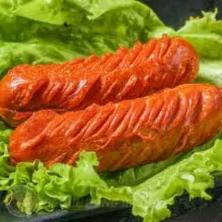 Hình ảnh Xúc xích chiên 2 cây