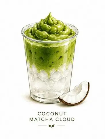 Hình ảnh Matcha Nước Dừa/ Coconut Matcha Cloud