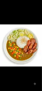 Hình ảnh Cơm Cà Ri Xúc Xích