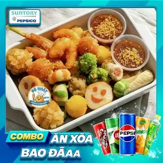 Hình ảnh Combo Cá Viên Chiên Phần Lớn + Tặng Kèm 1 Chai Nước Tự Chọn 