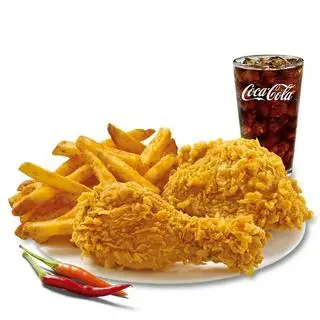 Hình ảnh Combo đùi - cánh - khoai - nước ngọt
