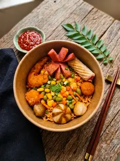 Hình ảnh Mỳ trộn viên chiên