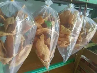Hình ảnh Bánh phồng chay hương vị sầu riêng / 1 bịch
