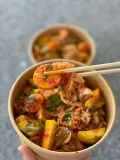 Hình ảnh râu bạch tuộc sốt thái