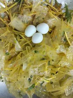Hình ảnh bánh tráng trộn sợi (mỡ hành)