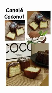 Hình ảnh Bánh Canelé Coconut (Canelé vị dừa)