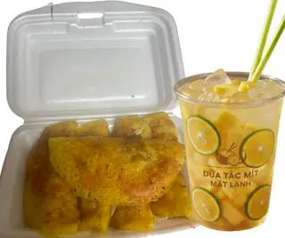 Hình ảnh Tiết kiệm 10K - Combo 5 bánh xèo + 1 ly dừa tắc mít