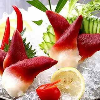 Hình ảnh Sashimi sò đỏ 6 miếng