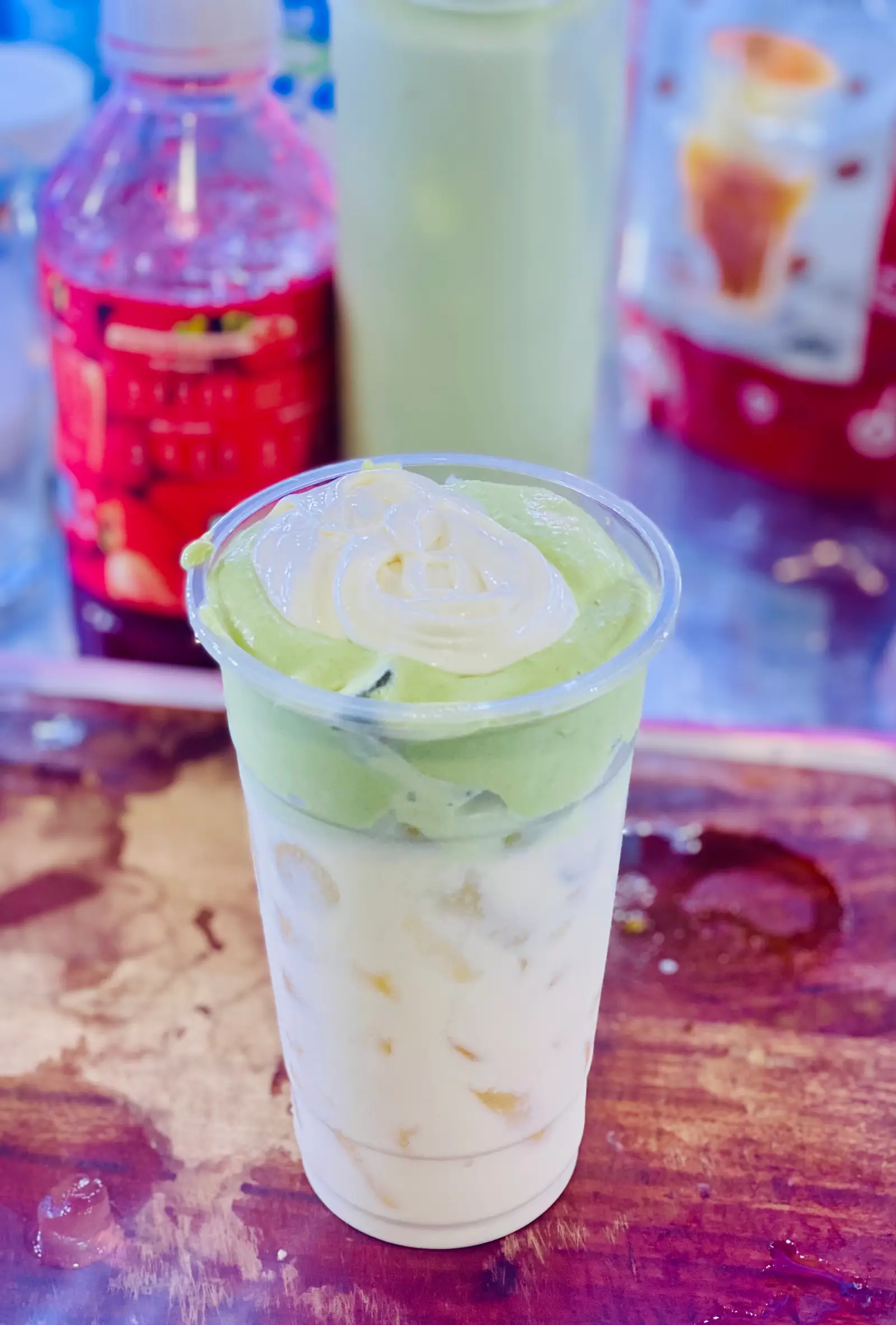 Hình ảnh Matcha việt quất kem muối