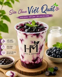 Hình ảnh Sữa Chua Việt Quất