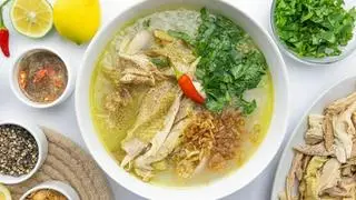 Hình ảnh Cháo gỏi gà