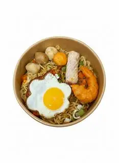 Hình ảnh Mì trộn trứng ốp