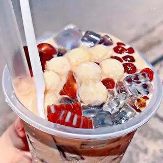 Hình ảnh Trà sữa truyền thống full topping