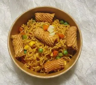 Hình ảnh mì trộn mực xoắn 