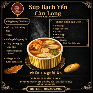 Hình ảnh Súp Bào Ngư Tổ Yến Dưỡng Nhan Tăng Đề Kháng