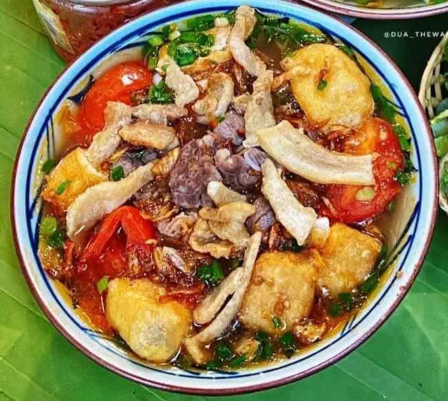 Hình ảnh Bún riêu cua tóp mỡ đầy đủ