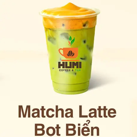Hình ảnh Matcha latte bọt biển
