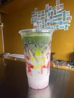 Hình ảnh MATCHA LATTE DÂU size l