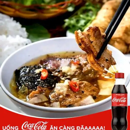 Hình ảnh Combo 2 bún Chả Bất Kỳ - 2 Cocacola