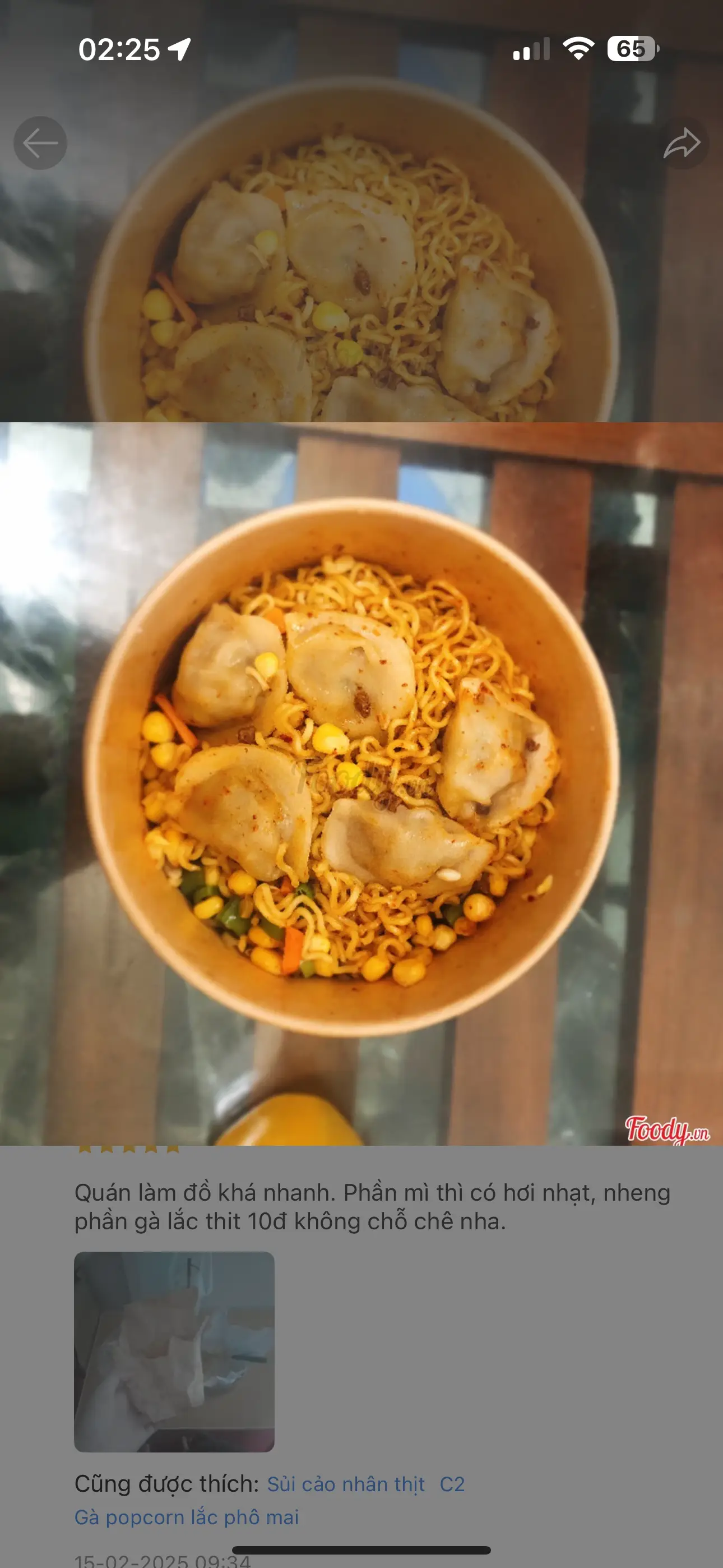 Hình ảnh Mì trộn Indomie sủi cảo