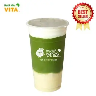 Hình ảnh Rau má đậu xanh sữa dừa