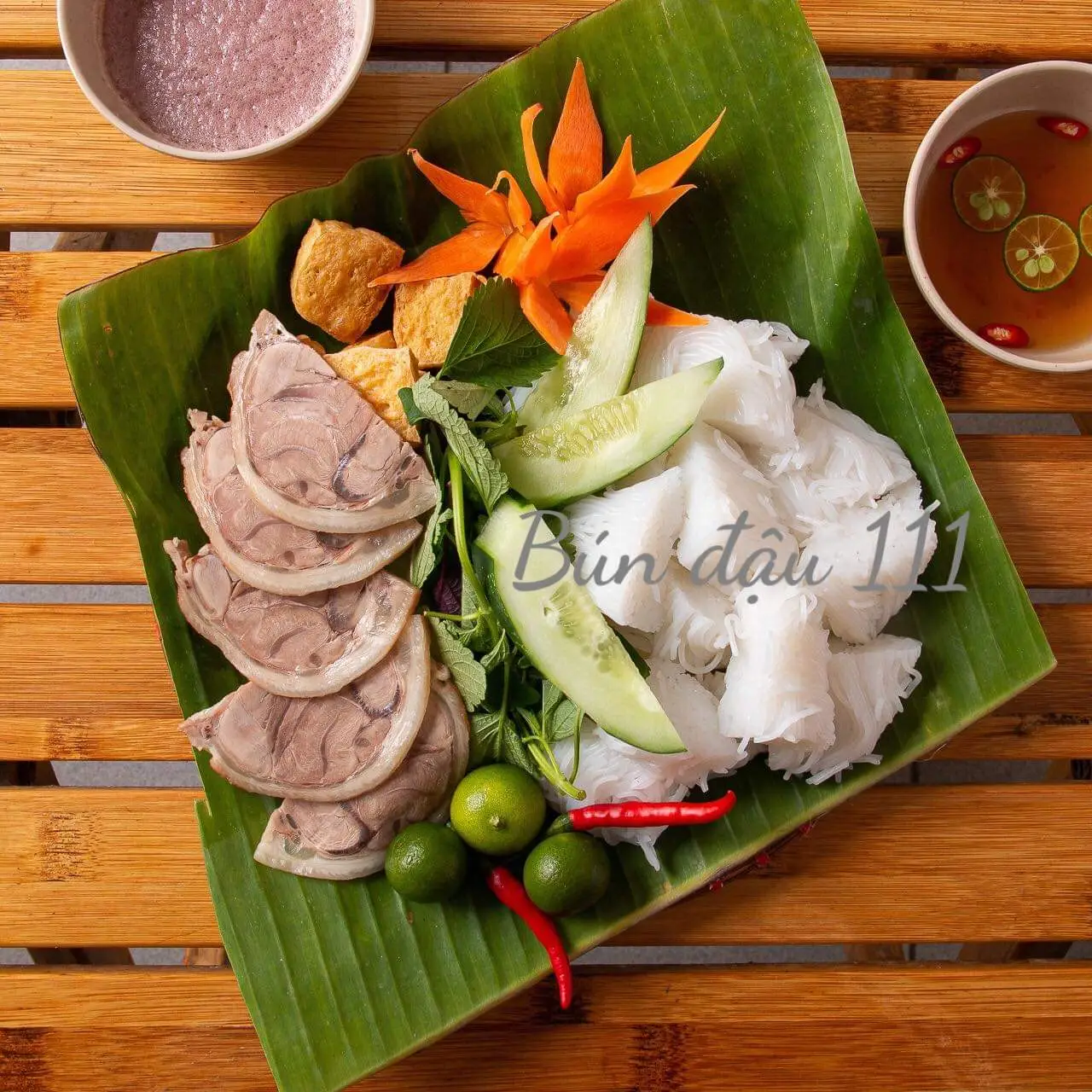 Hình ảnh Bún đậu thịt chân giò