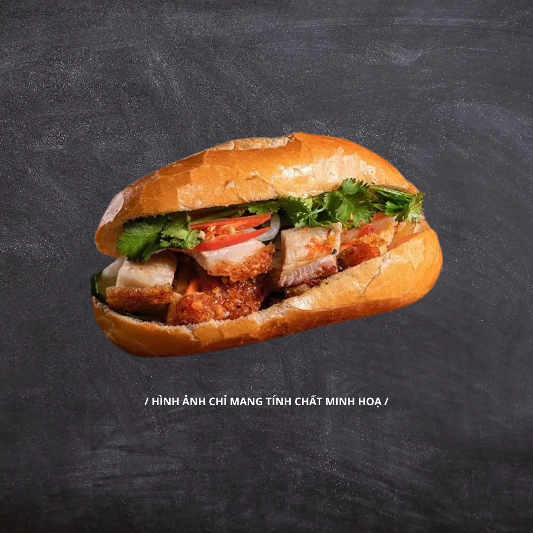 Hình ảnh Bánh Mì Heo Quay