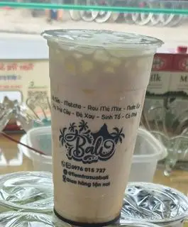 Hình ảnh Trà Sữa Gạo Rang Không Topping 700ml