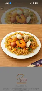 Hình ảnh Mì Trộn Đầy Đủ