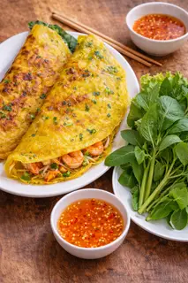 Hình ảnh Bánh xèo trứng