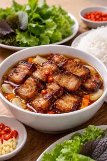 Hình ảnh Bún chả thịt miếng