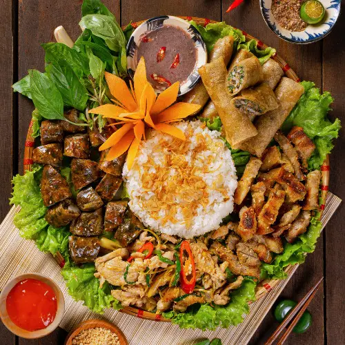Hình ảnh Mẹt Lợn Mán 5 Món