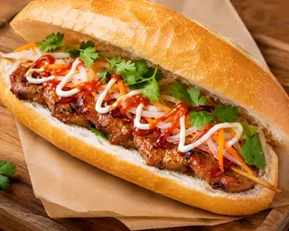 Hình ảnh Bánh mì xiên nướng size M