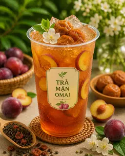 Hình ảnh Trà mận mà ô mai