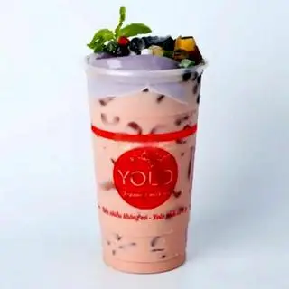 Hình ảnh Trà sữa đặc biệt hoa anh đào