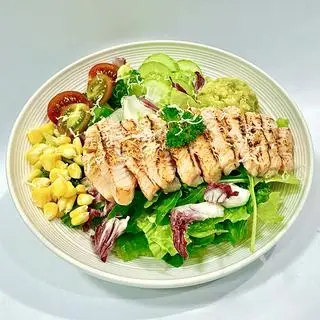 Hình ảnh Salmon Tataki Salad / 연어 타다끼 샐러드 / Salad Cá hồi tataki 