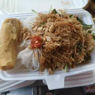 Hình ảnh bún bì chả giò 