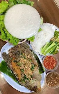 Hình ảnh Cá Tai Tượng Chiên Xù