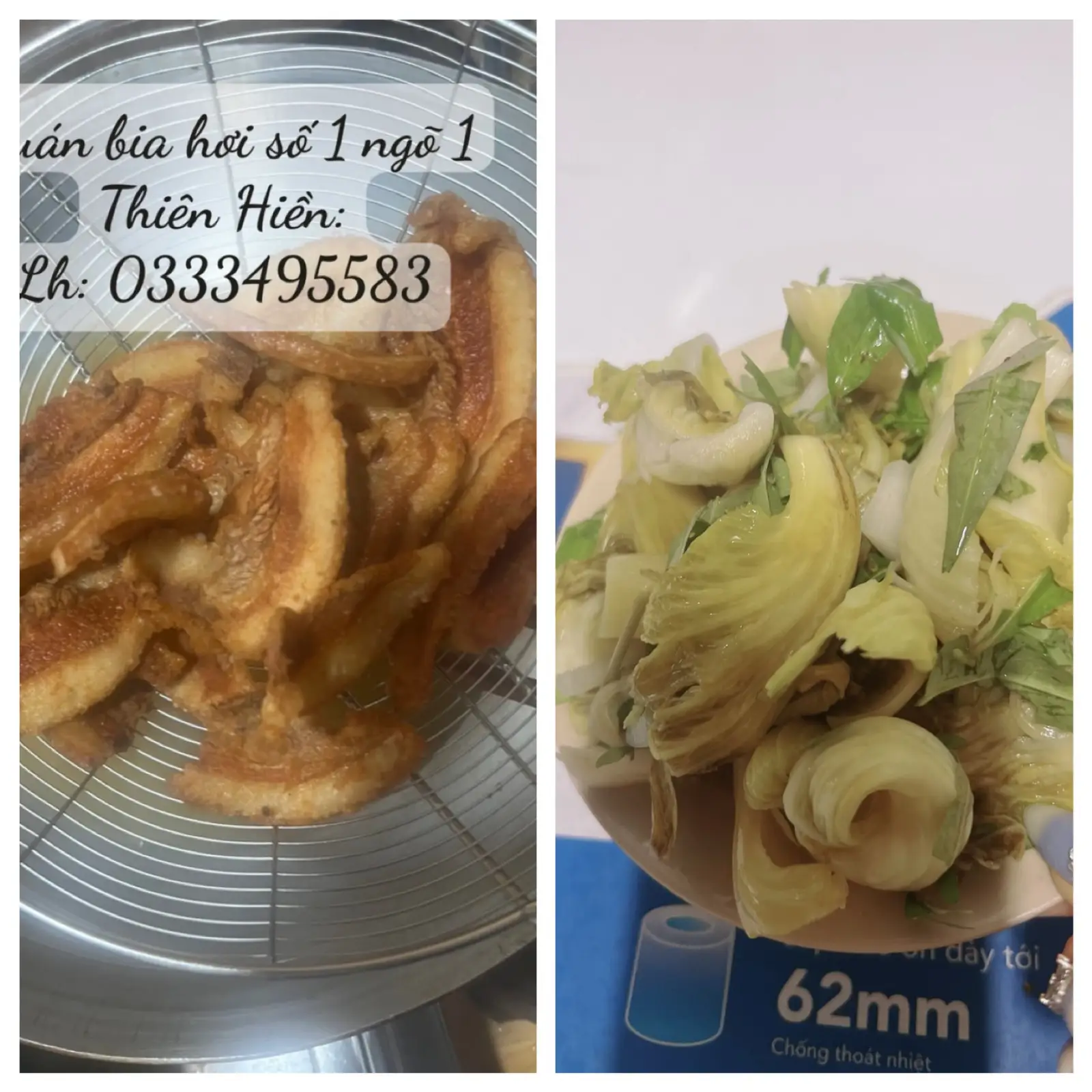 Hình ảnh Dưa chua+ tóp mỡ