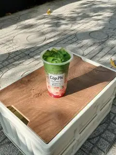 Hình ảnh Matcha latte dâu