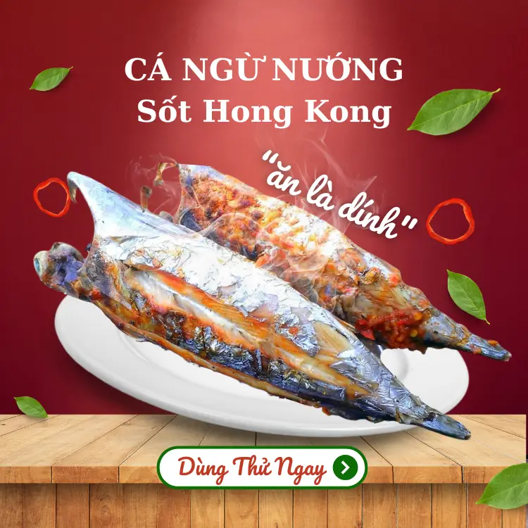 Hình ảnh Cá Ngừ Nướng Sốt Hong Kong (02 con cá)