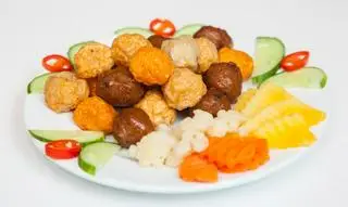 Hình ảnh Viên chiên mix bò cá tôm rau củ x20 viên