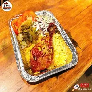 Hình ảnh Cơm gà đùi mắm tỏi