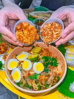 Hình ảnh Bánh tráng tóp mỡ lòng đào