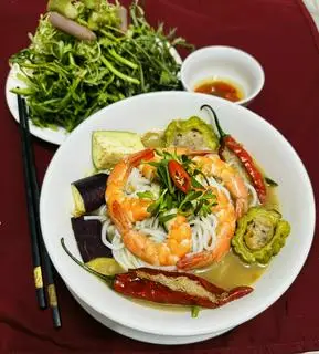 Hình ảnh Bún mắm nấu tôm