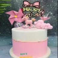 Hình ảnh Bánh Kem Ngựa Hồng 22 cm